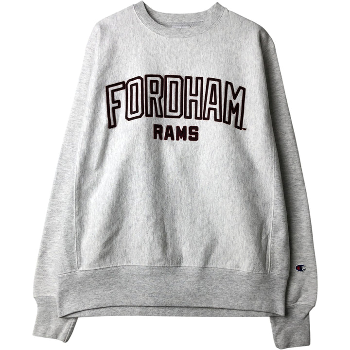 Champion REVERSE WEAVE Reverse Weave Sweatshirt Trainer Men's M size cotton white type Vintage Second Hand