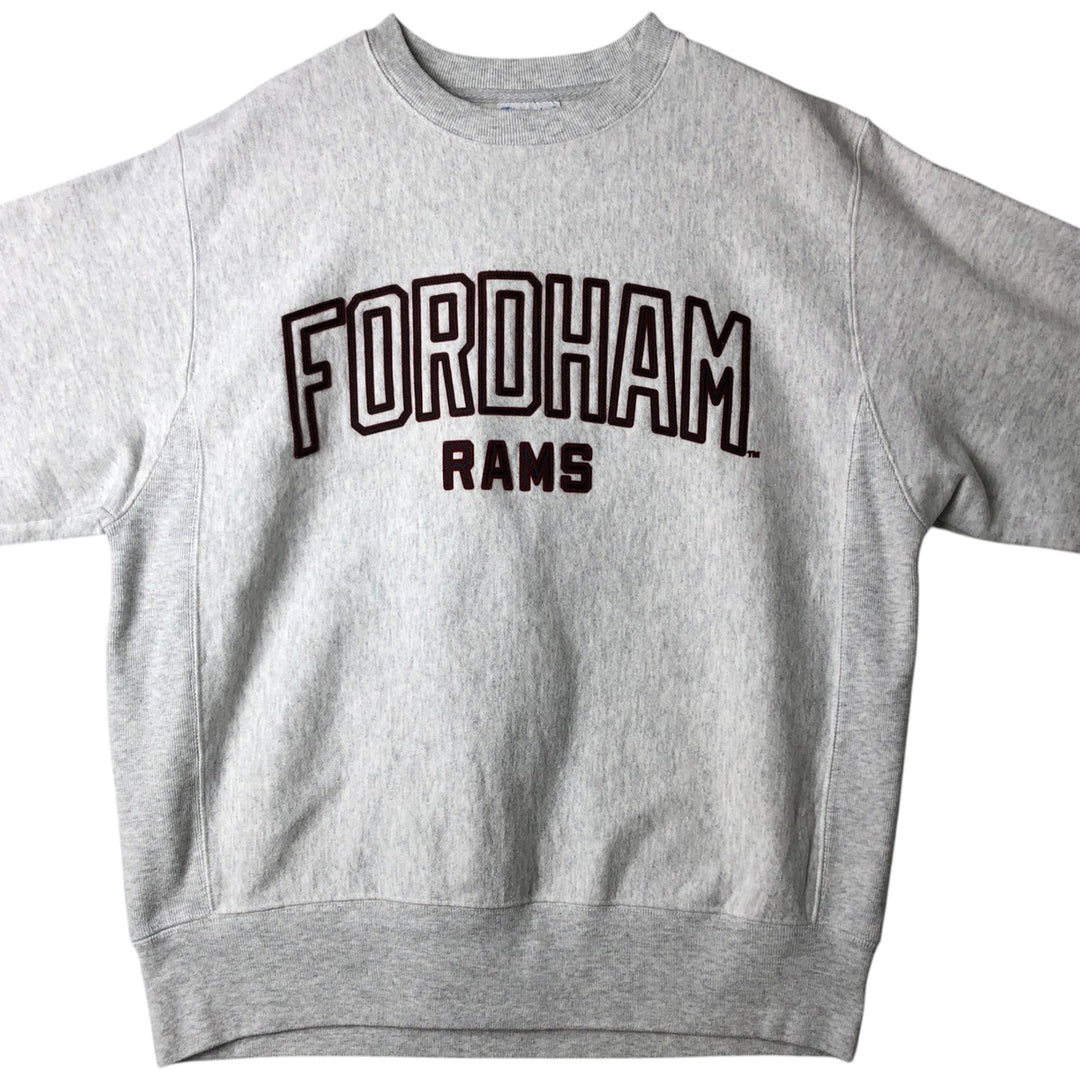Champion REVERSE WEAVE Reverse Weave Sweatshirt Trainer Men's M size cotton white type Vintage Second Hand