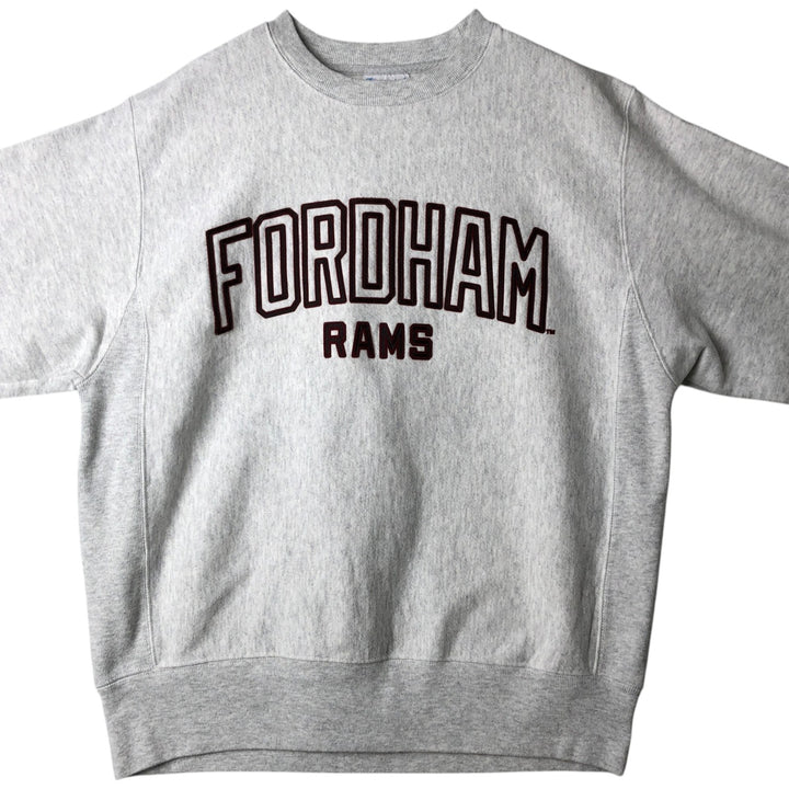 Champion REVERSE WEAVE Reverse Weave Sweatshirt Trainer Men's M size cotton white type Vintage Second Hand