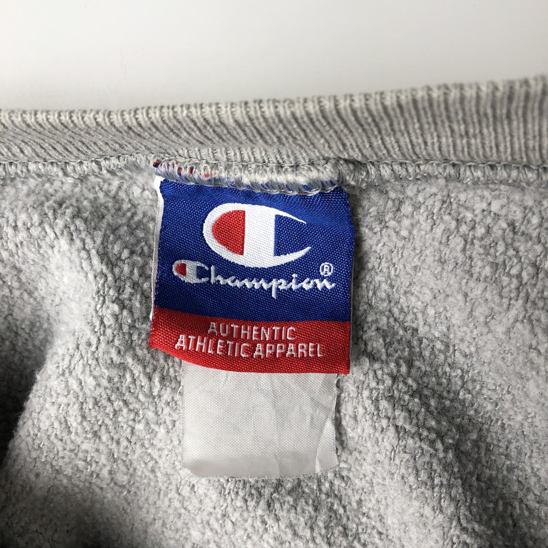 Champion Authentic Athletic Apparel Sweatshirt, Men's Size XL (approx.) unclear gray type Vintage Second Hand