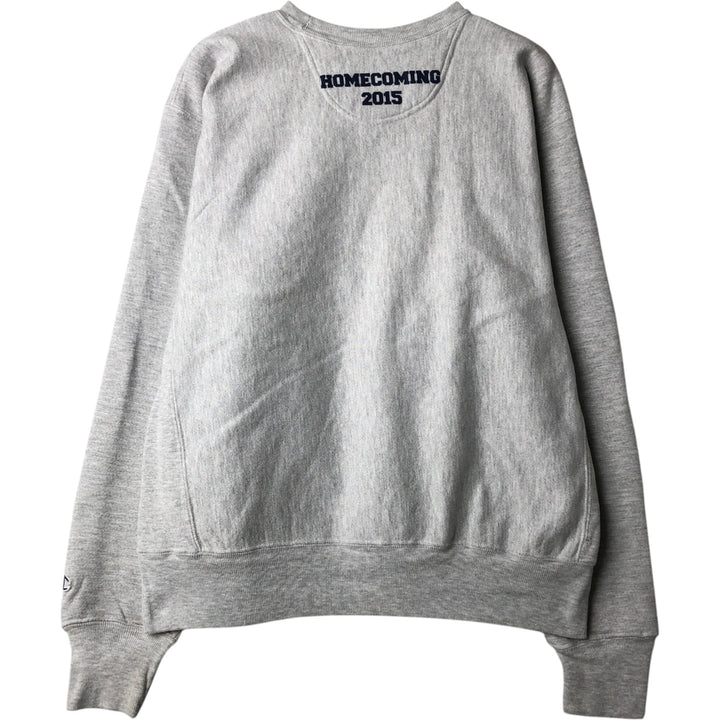 2000'S Champion Premium Reverse Weave College Sweatshirt (Men's Size M) cotton gray type Vintage Second Hand