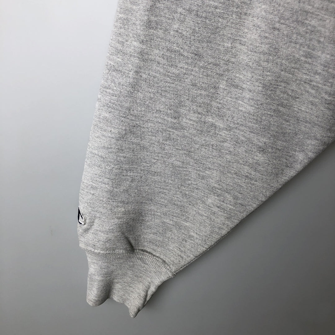 2000'S Champion Premium Reverse Weave College Sweatshirt (Men's Size M) cotton gray type Vintage Second Hand