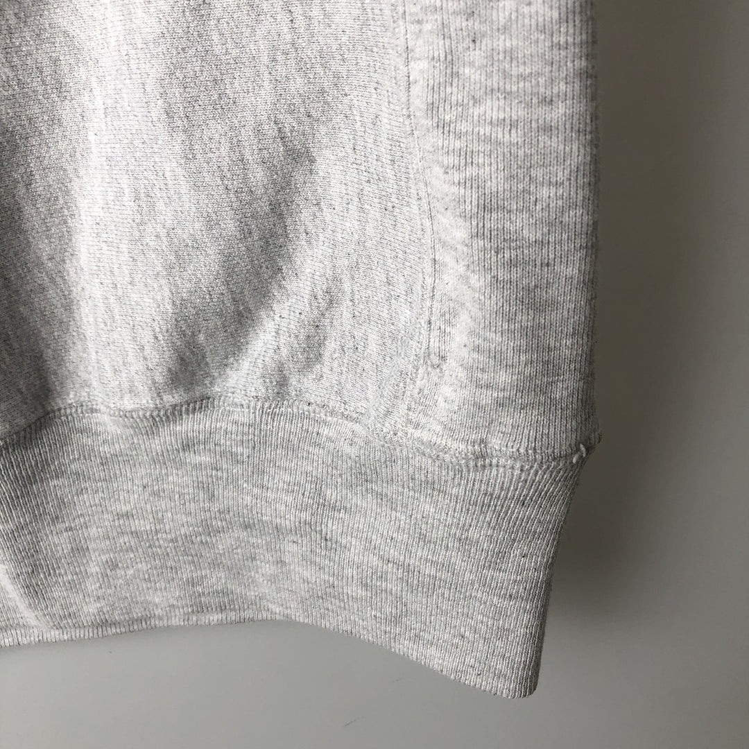 2000'S Champion Premium Reverse Weave College Sweatshirt (Men's Size M) cotton gray type Vintage Second Hand