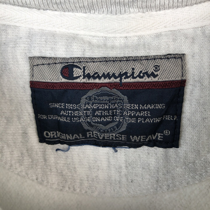 2000'S Champion Original Reverse Weave College Character Sweatshirt (Men's XL equivalent) unclear white type Vintage Second Hand