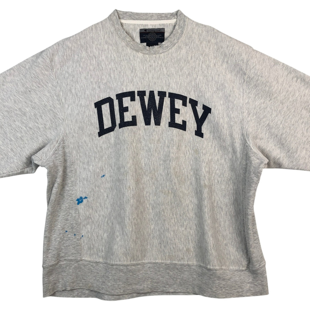 2000'S Champion College Sweatshirt, Men's Size L cotton white type Vintage Second Hand
