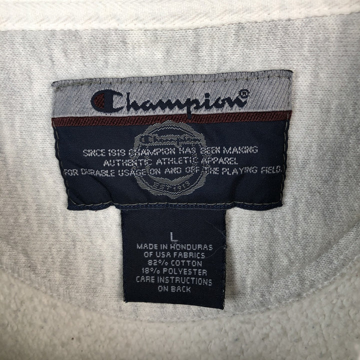 2000'S Champion College Sweatshirt, Men's Size L cotton white type Vintage Second Hand