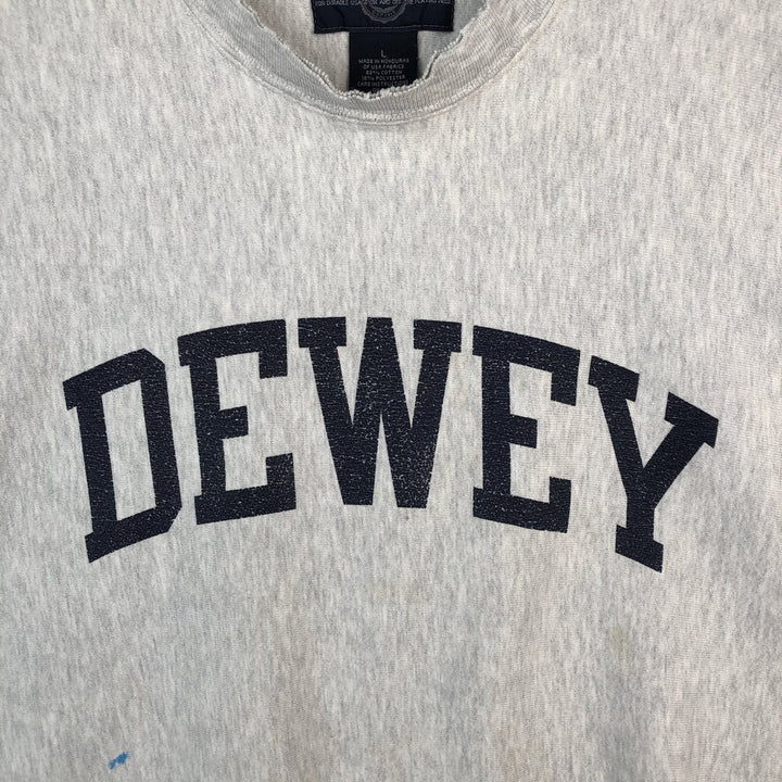 2000'S Champion College Sweatshirt, Men's Size L cotton white type Vintage Second Hand