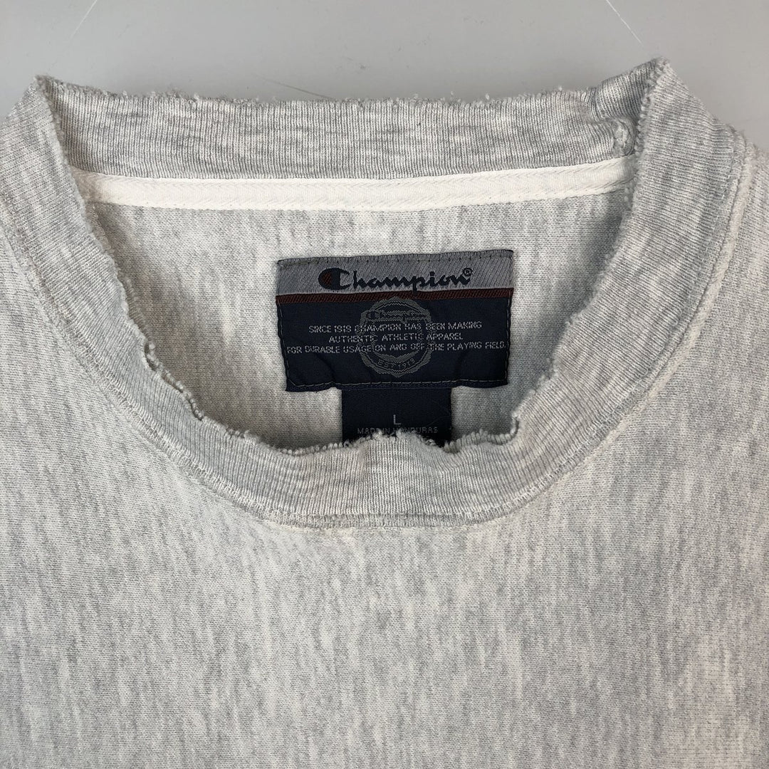 2000'S Champion College Sweatshirt, Men's Size L cotton white type Vintage Second Hand