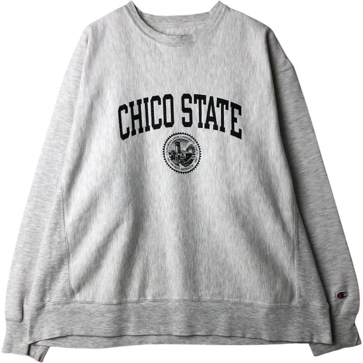 00'S Champion Original Reverse Weave College Sweatshirt Trainer Men's XL cotton white type Vintage Second Hand