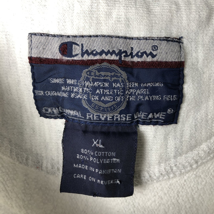 00'S Champion Original Reverse Weave College Sweatshirt Trainer Men's XL cotton white type Vintage Second Hand