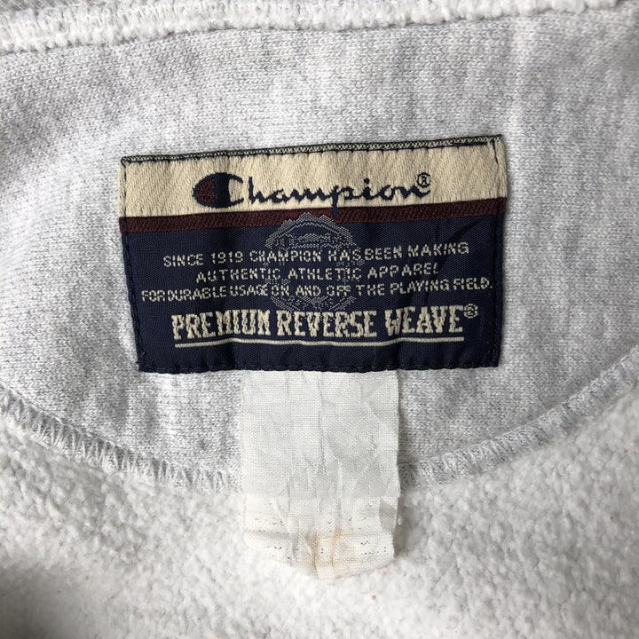 2000'S Champion Premium Reverse Weave College Sweatshirt (Men's XL equivalent) unclear white type Vintage Second Hand