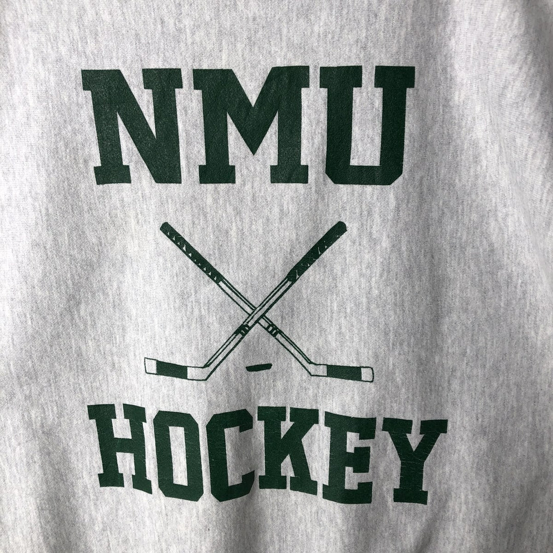 2000'S Champion Premium Reverse Weave College Sweatshirt (Men's XL equivalent) unclear white type Vintage Second Hand
