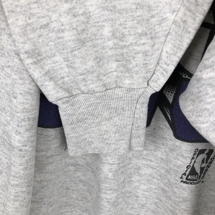 COLOR WORKS DIMENSIONALS NBA Phoenix Suns Big Size Print Sweatshirt (Men's XXXL equivalent) polyester gray type Vintage Second Hand