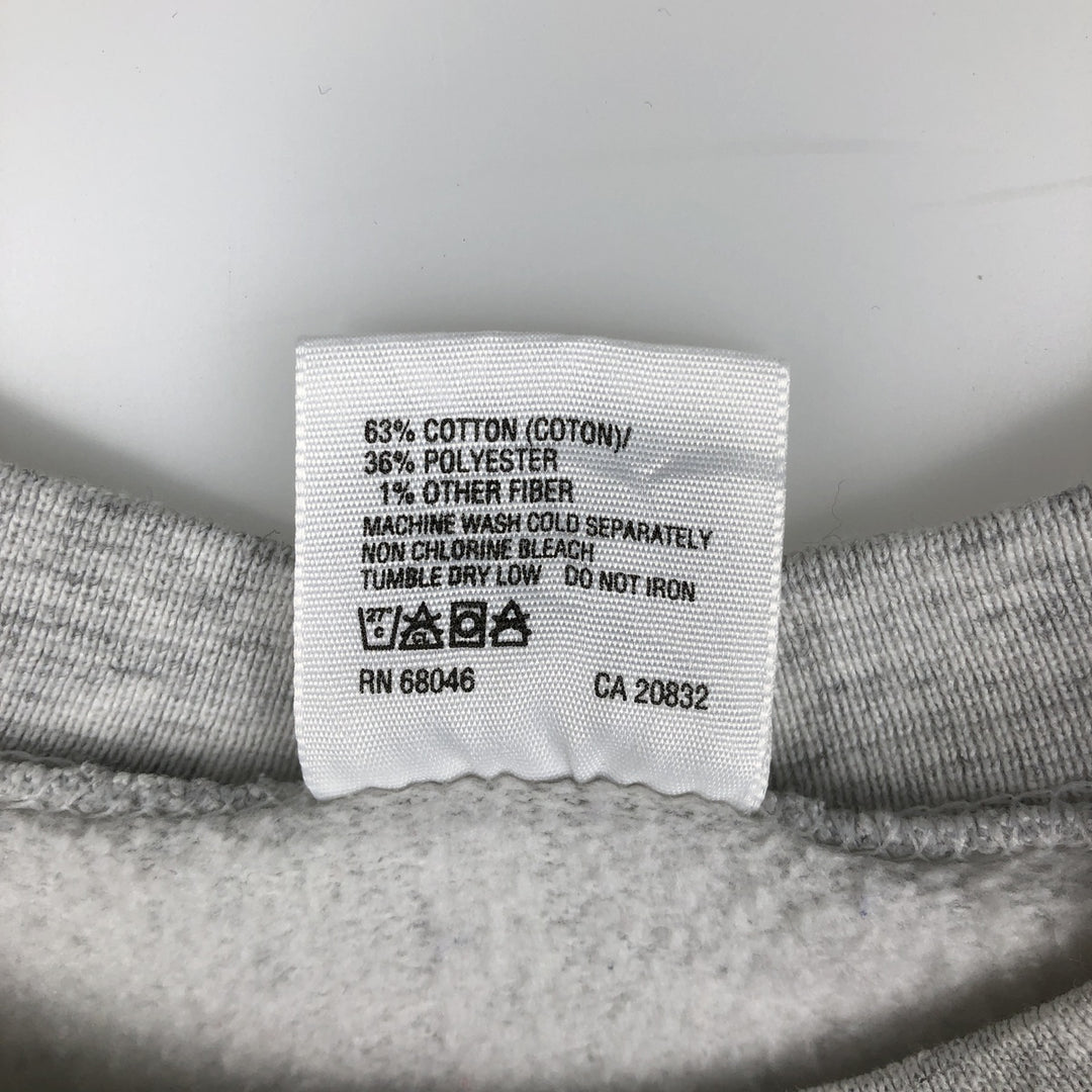 90'S Tultex NFL Dallas Cowboys Super Bowl Print Sweatshirt (Men's XL equivalent) cotton gray type Vintage Second Hand