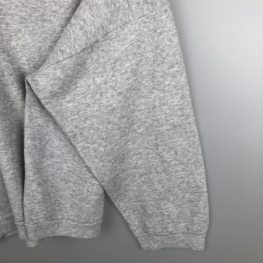 90'S Tultex Maximum Sweats NHL Colorado Avalanche Print Sweatshirt (Men's XXL equivalent) cotton gray type Vintage Second Hand