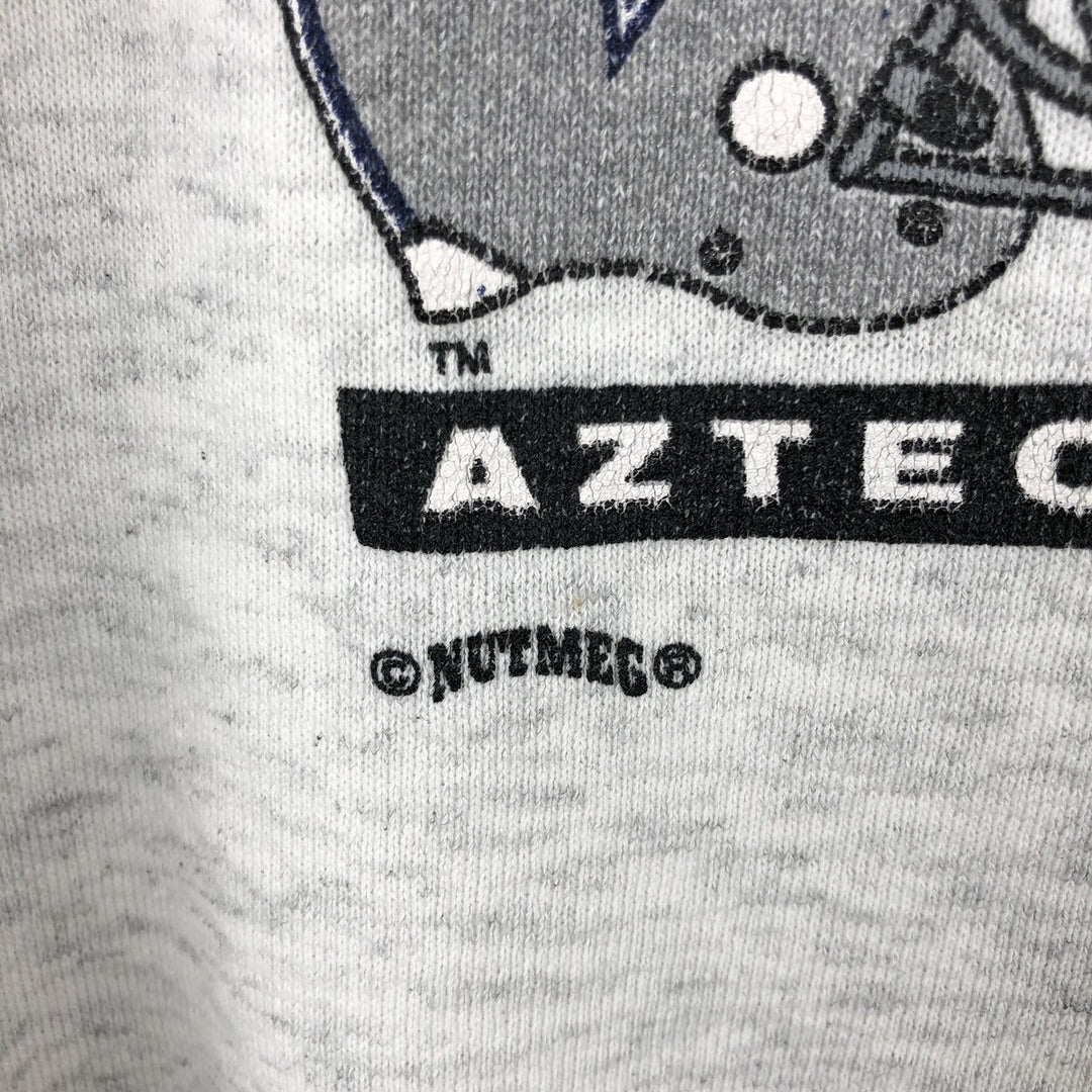 90'S Nutmeg 1994 NFL American Bowl Print Sweatshirt, Made in USA, Men's XL equivalent, Vintage cotton gray type Vintage Second Hand