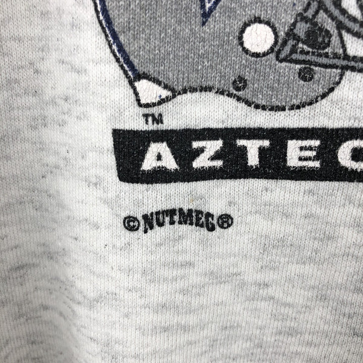 90'S Nutmeg 1994 NFL American Bowl Print Sweatshirt, Made in USA, Men's XL equivalent, Vintage cotton gray type Vintage Second Hand