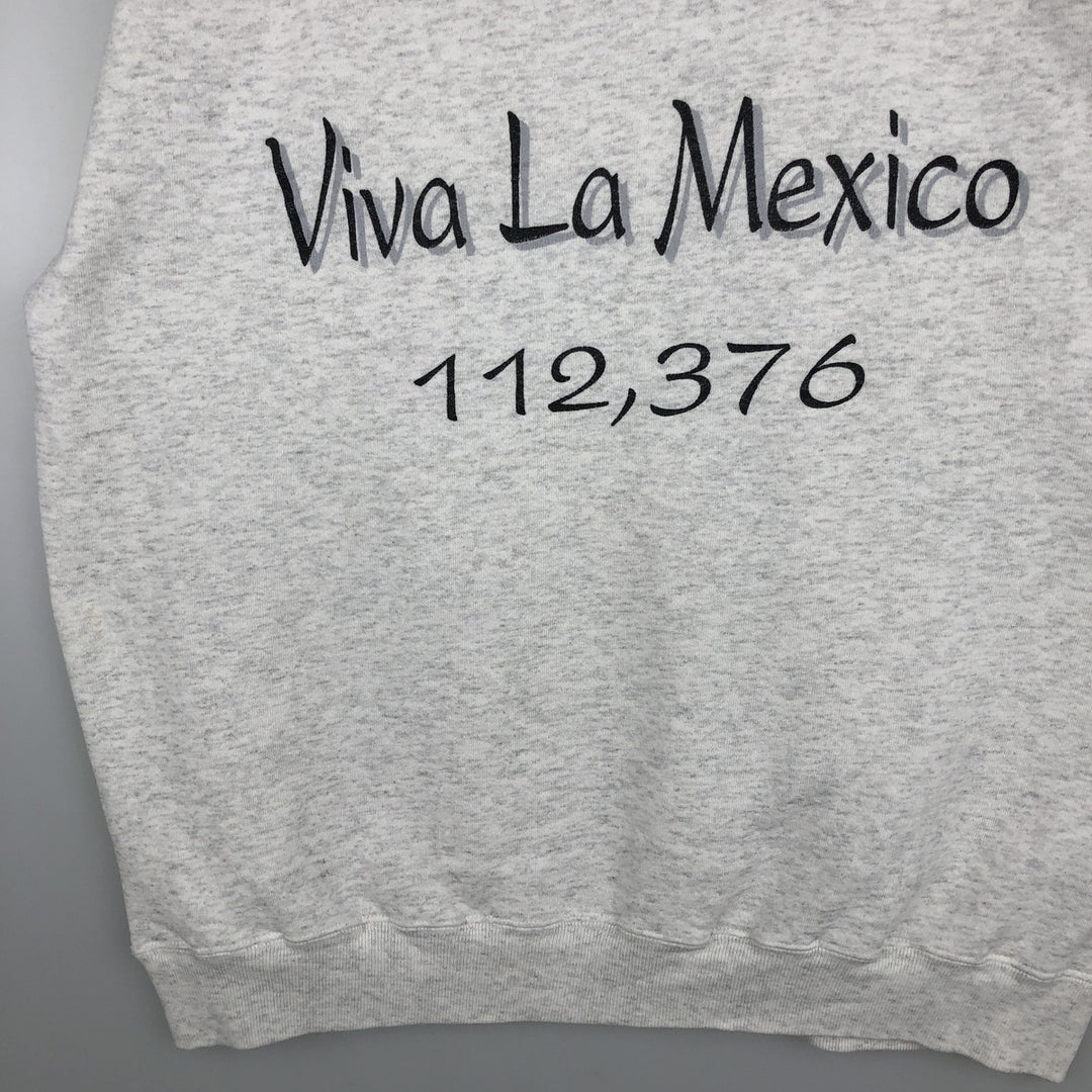 90'S Nutmeg 1994 NFL American Bowl Print Sweatshirt, Made in USA, Men's XL equivalent, Vintage cotton gray type Vintage Second Hand