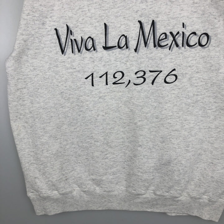 90'S Nutmeg 1994 NFL American Bowl Print Sweatshirt, Made in USA, Men's XL equivalent, Vintage cotton gray type Vintage Second Hand