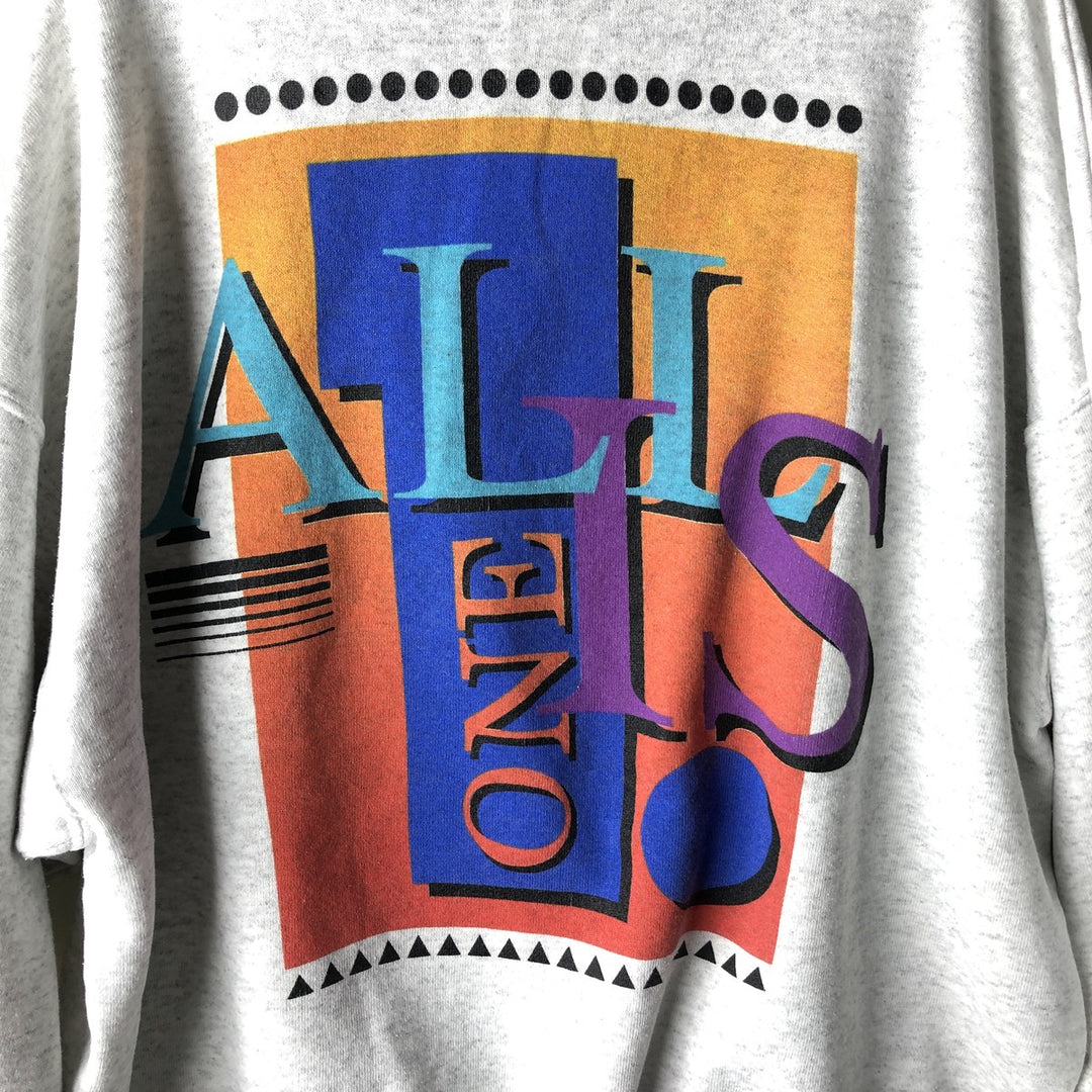 HARD ROCK CAFE Advertising Sweatshirt, Made in USA, Men's Size L polyester gray type Vintage Second Hand
