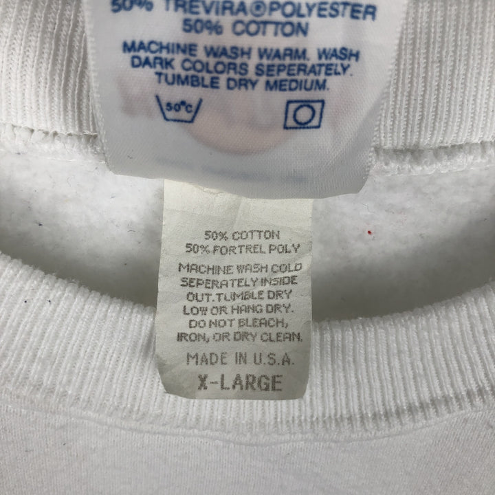 90'S Hard Rock Cafe Advertising Sweatshirt, Made in USA, Men's XL, Vintage cotton white type Vintage Second Hand