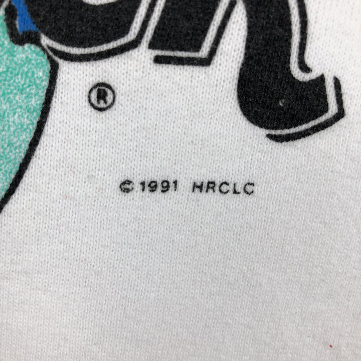 90'S Hard Rock Cafe Advertising Sweatshirt, Made in USA, Men's XL, Vintage cotton white type Vintage Second Hand