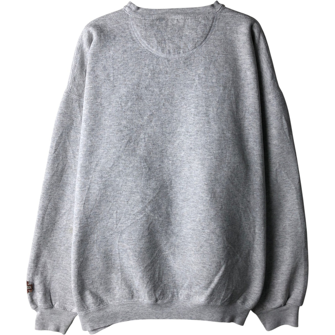 Harley-Davidson advertising sweatshirt, made in USA, men's size XL equivalent, vintage. cotton gray type Vintage Second Hand