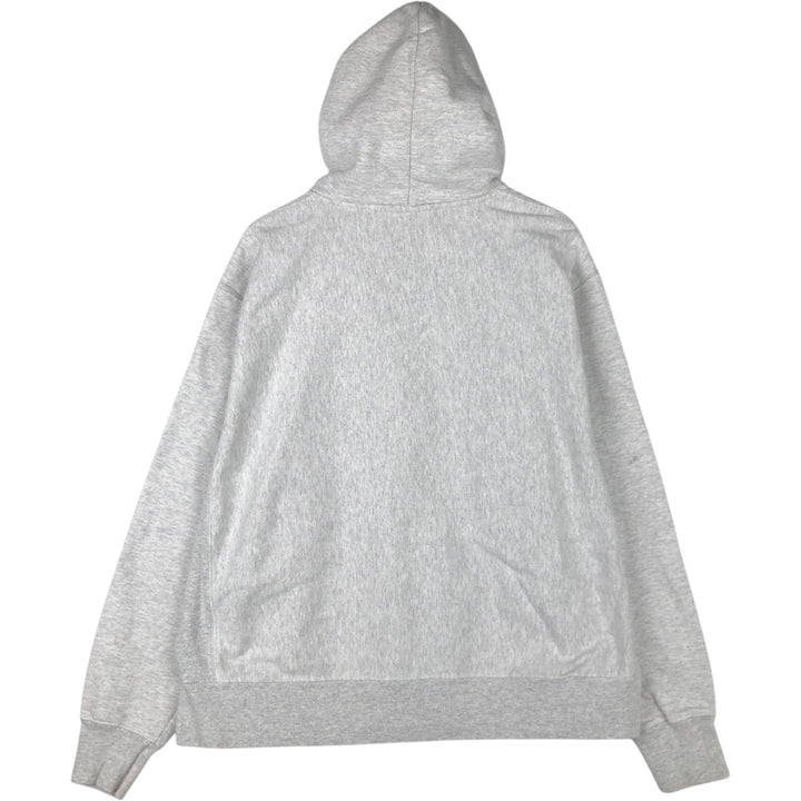 Champion REVERSE WEAVE Triple Print Sweatshirt Pullover Hoodie, Men's XL (approx.) cotton gray type Vintage Second Hand