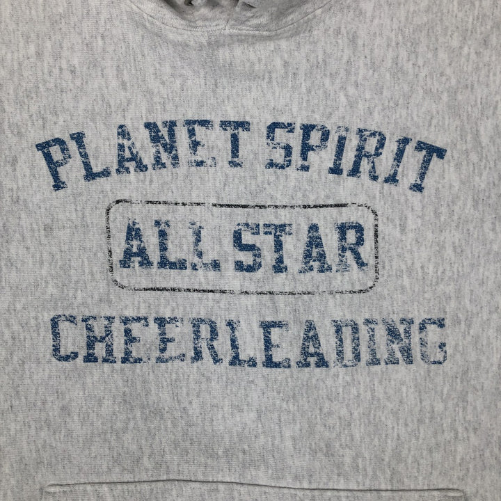 Champion REVERSE WEAVE Triple Print Sweatshirt Pullover Hoodie, Men's XL (approx.) cotton gray type Vintage Second Hand