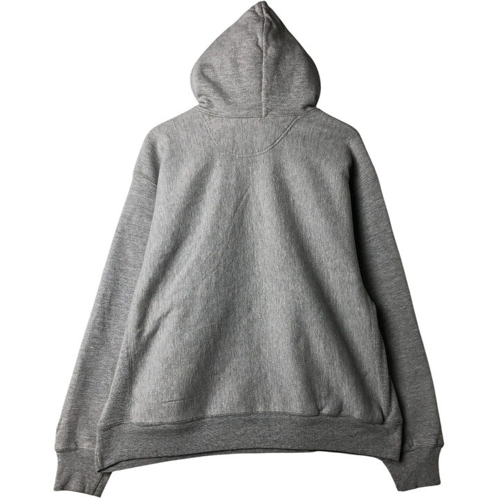 Champion Premium Reverse Weave Animal Print Sweatshirt Pullover Hoodie (Men's XL equivalent) cotton gray type Vintage Second Hand