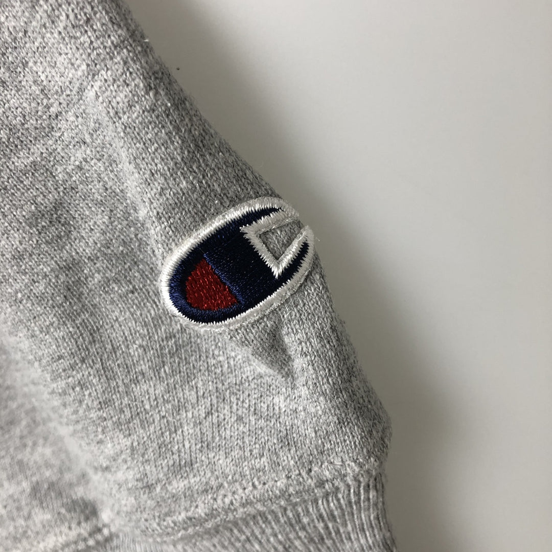 Champion Premium Reverse Weave Animal Print Sweatshirt Pullover Hoodie (Men's XL equivalent) cotton gray type Vintage Second Hand