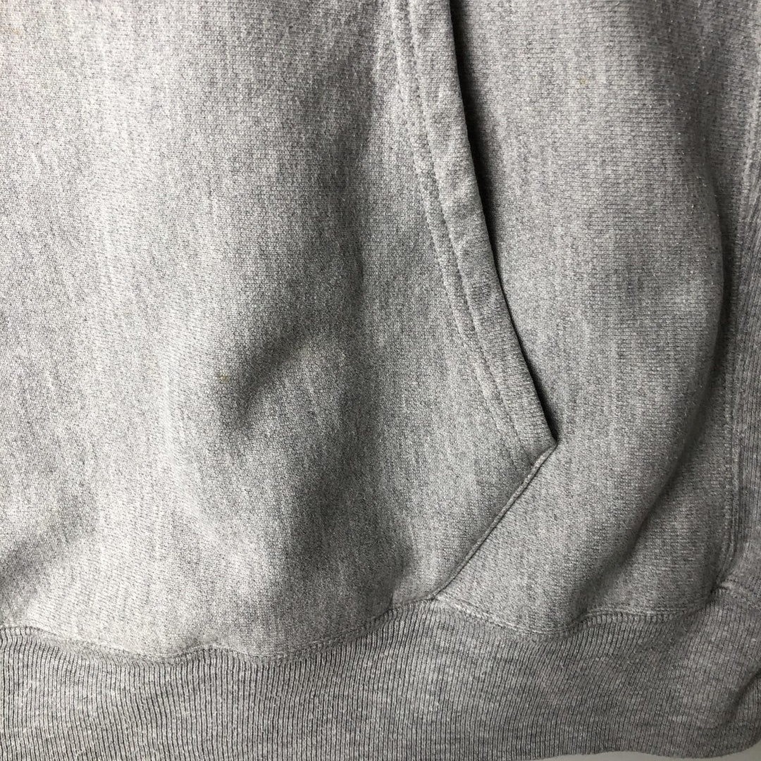 Champion Premium Reverse Weave Animal Print Sweatshirt Pullover Hoodie (Men's XL equivalent) cotton gray type Vintage Second Hand