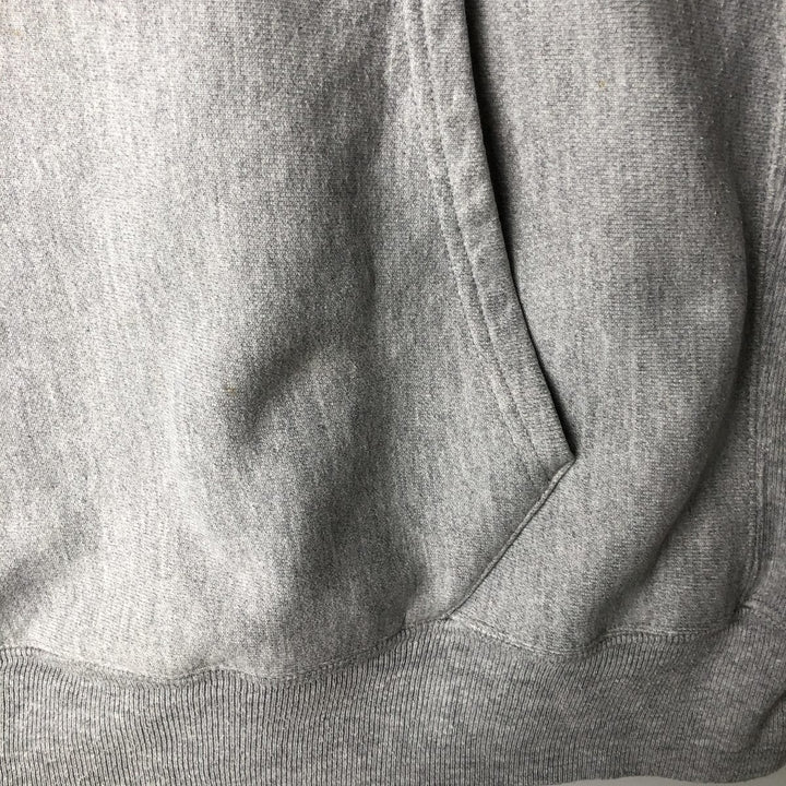 Champion Premium Reverse Weave Animal Print Sweatshirt Pullover Hoodie (Men's XL equivalent) cotton gray type Vintage Second Hand