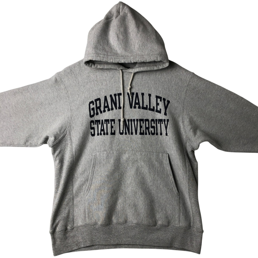 2000'S Champion Original Reverse Weave College Pullover Hoodie, Men's Size L cotton gray type Vintage Second Hand