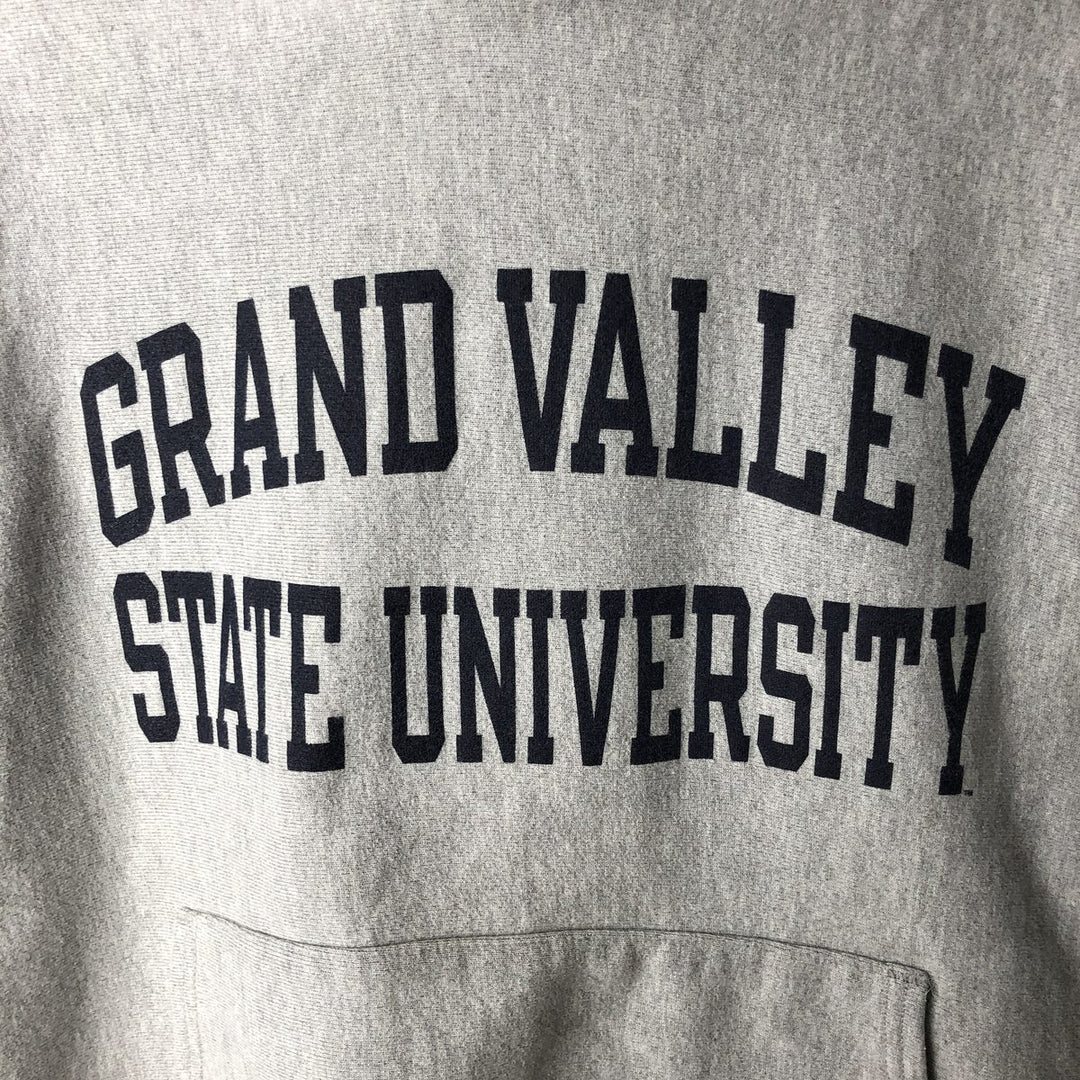 2000'S Champion Original Reverse Weave College Pullover Hoodie, Men's Size L cotton gray type Vintage Second Hand