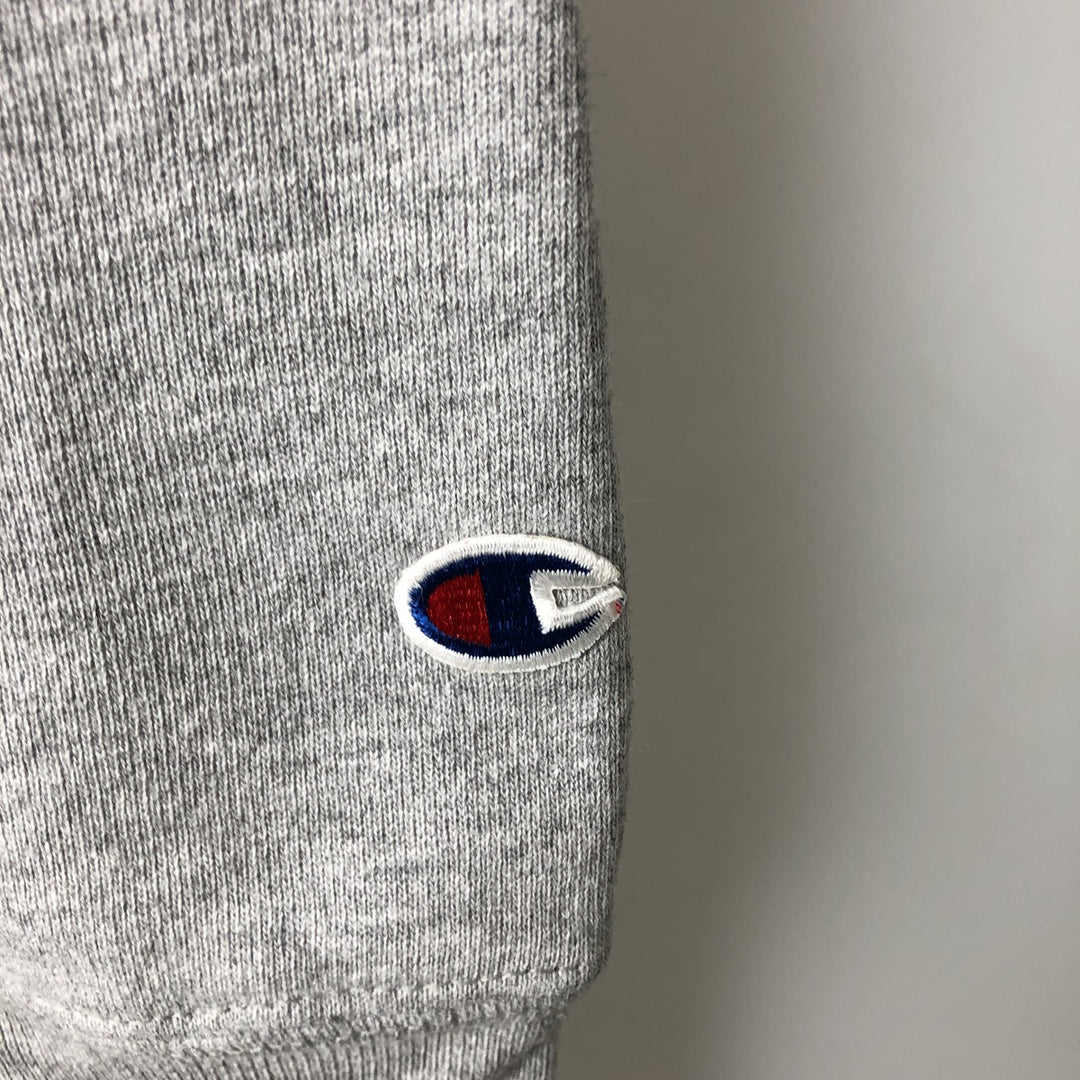 2000'S Champion Original Reverse Weave College Pullover Hoodie, Men's Size L cotton gray type Vintage Second Hand