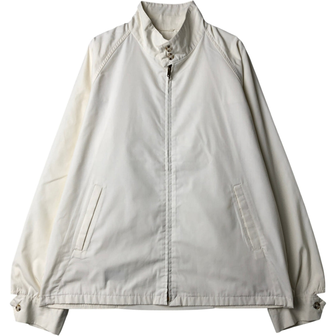 1960'S PETERS Harrington Jacket Swing Top, Made in USA, Men's Size L (Equivalent), Vintage polyester white type Vintage Second Hand