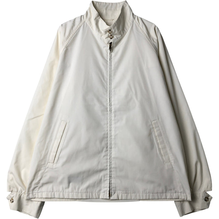 1960'S PETERS Harrington Jacket Swing Top, Made in USA, Men's Size L (Equivalent), Vintage polyester white type Vintage Second Hand