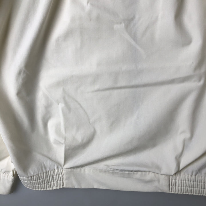 1960'S PETERS Harrington Jacket Swing Top, Made in USA, Men's Size L (Equivalent), Vintage polyester white type Vintage Second Hand