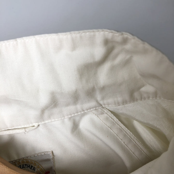 1960'S PETERS Harrington Jacket Swing Top, Made in USA, Men's Size L (Equivalent), Vintage polyester white type Vintage Second Hand
