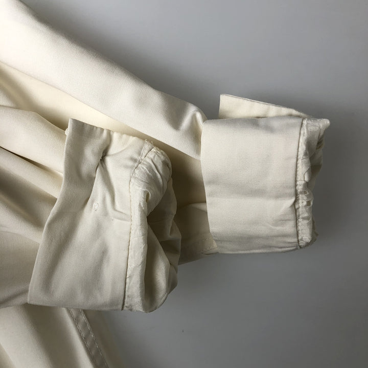 1960'S PETERS Harrington Jacket Swing Top, Made in USA, Men's Size L (Equivalent), Vintage polyester white type Vintage Second Hand