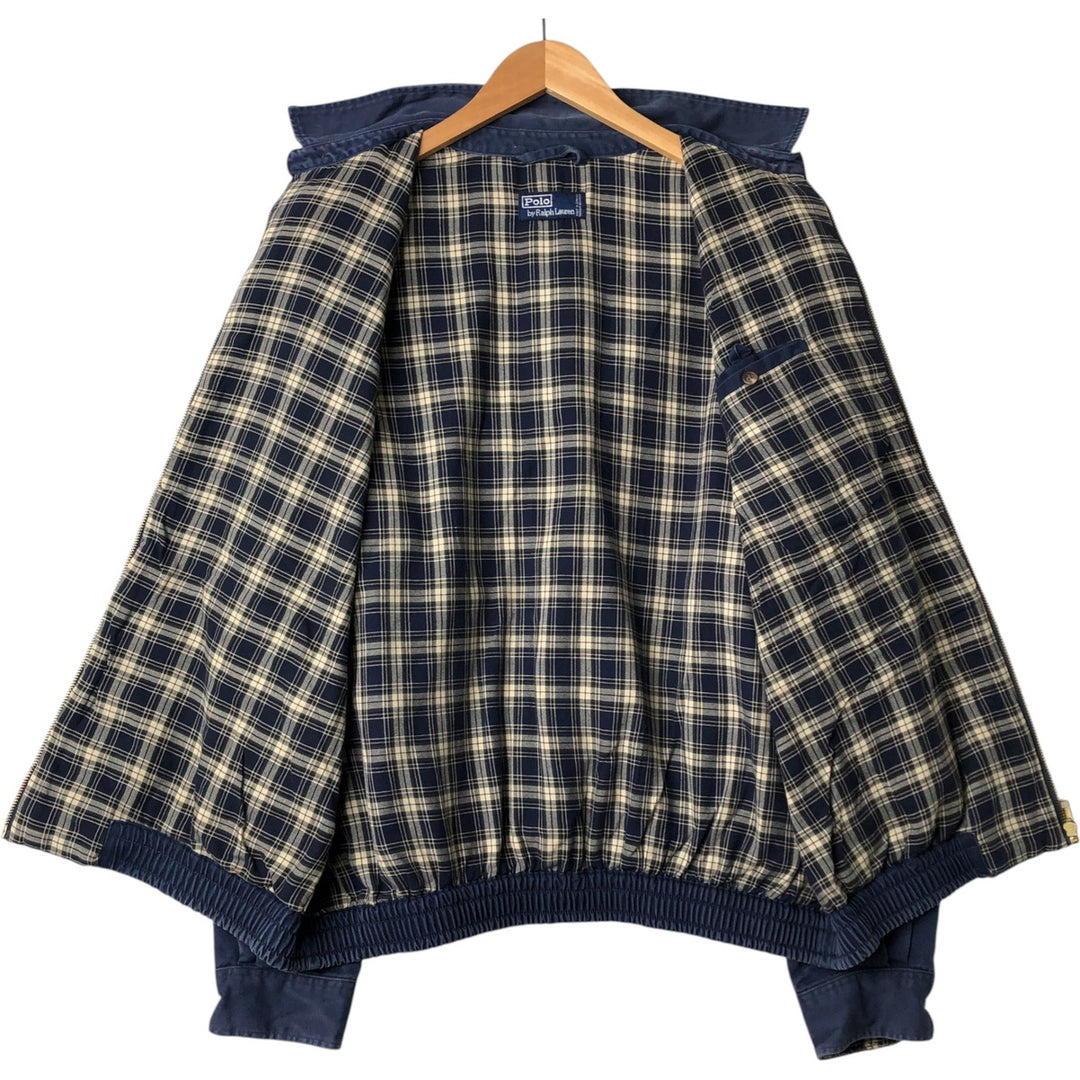 Ralph Lauren POLO by Ralph Lauren Swing Top Sport Jacket, Made in Canada, Men's XXL equivalent. cotton navy blue type Vintage Second Hand