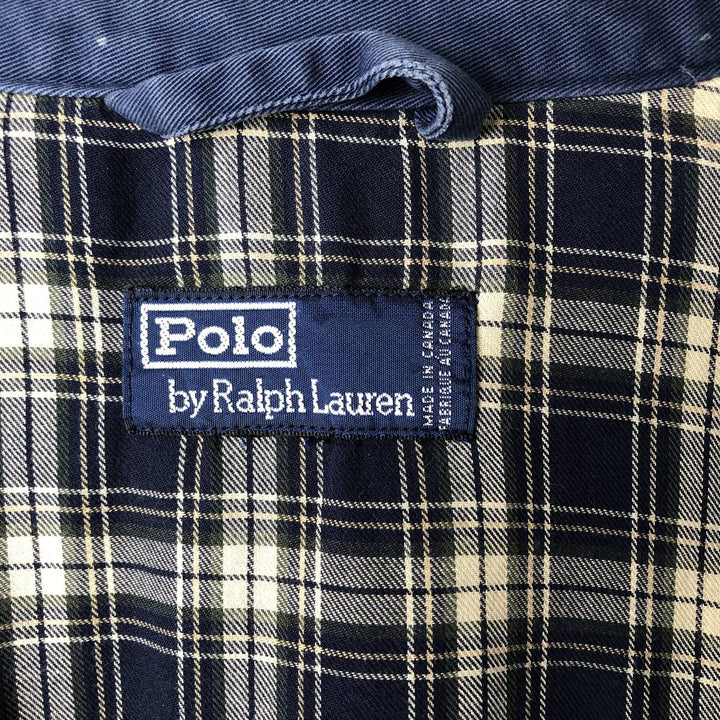 Ralph Lauren POLO by Ralph Lauren Swing Top Sport Jacket, Made in Canada, Men's XXL equivalent. cotton navy blue type Vintage Second Hand