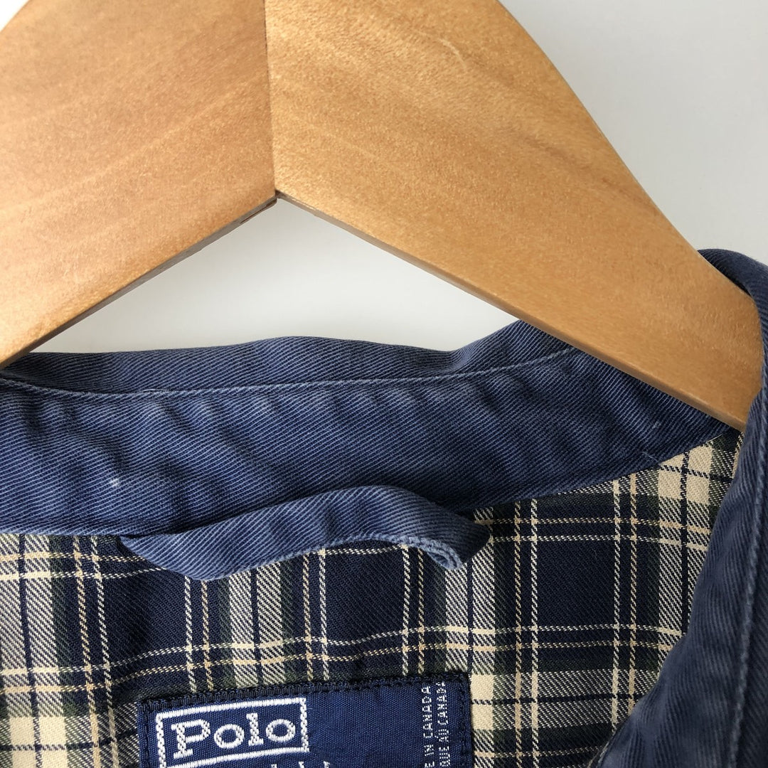 Ralph Lauren POLO by Ralph Lauren Swing Top Sport Jacket, Made in Canada, Men's XXL equivalent. cotton navy blue type Vintage Second Hand