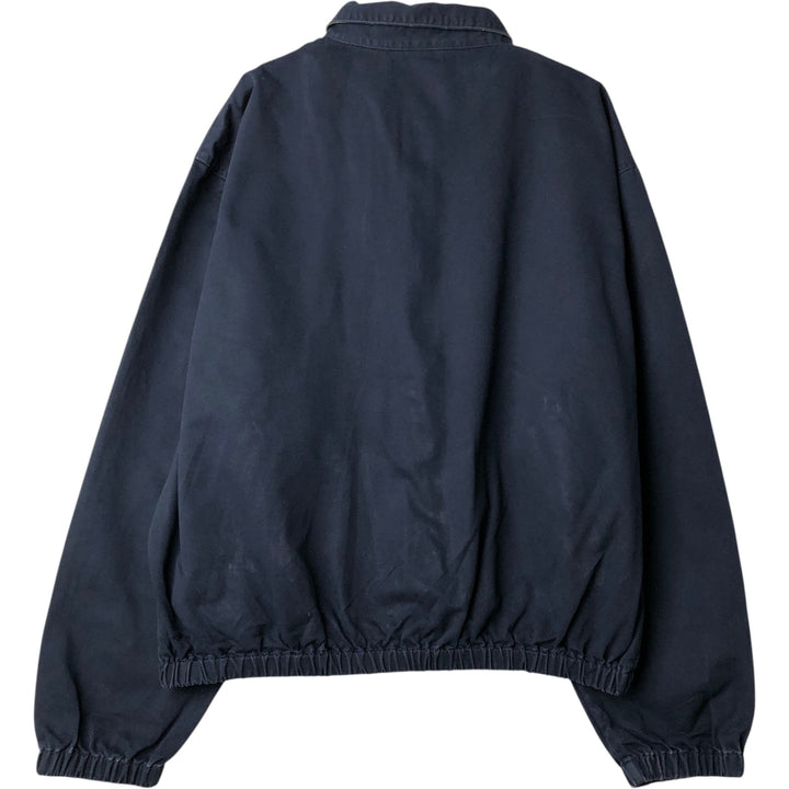 90'S Ralph Lauren POLO by Ralph Lauren Swing Top Sports Jacket Made in USA Men's XL cotton navy blue type Vintage Second Hand
