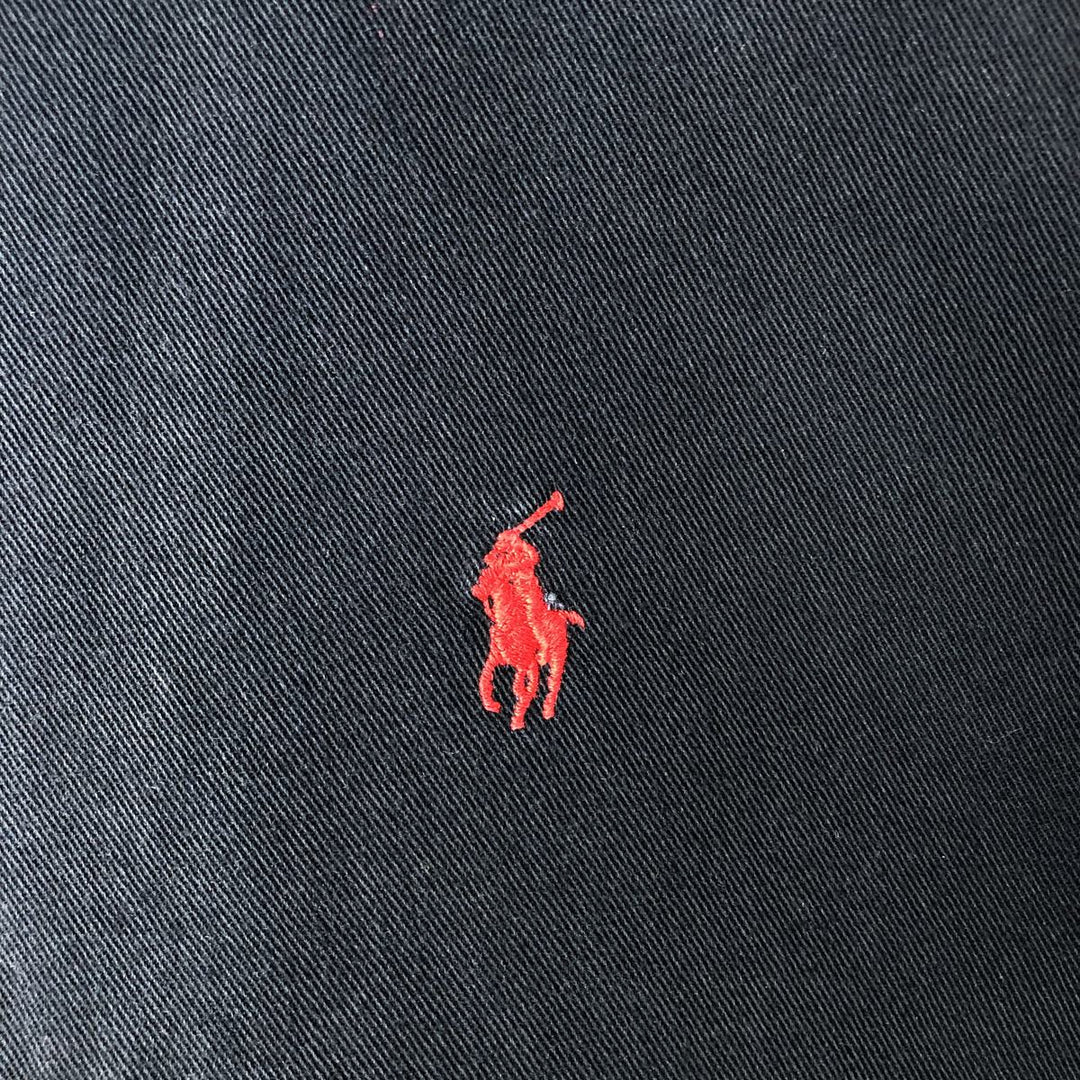 90'S Ralph Lauren POLO by Ralph Lauren Swing Top Sports Jacket Made in USA Men's XL cotton navy blue type Vintage Second Hand