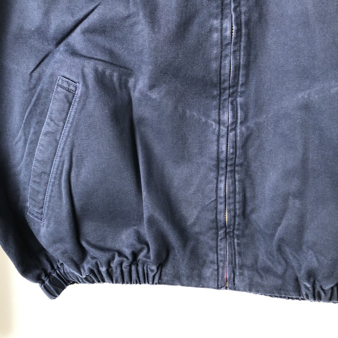 90'S Ralph Lauren POLO by Ralph Lauren Swing Top Sports Jacket Made in USA Men's XL cotton navy blue type Vintage Second Hand