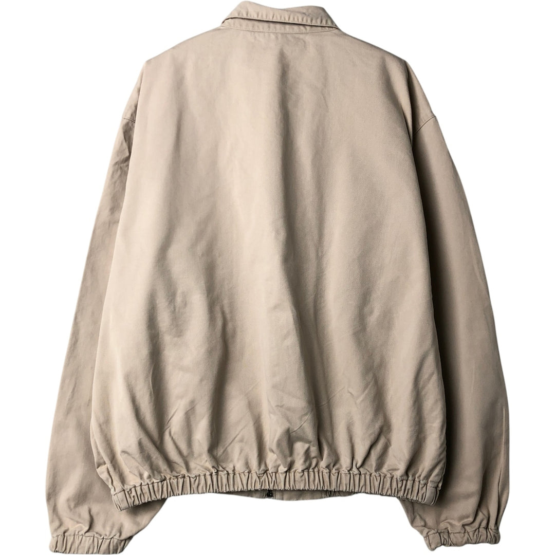 90'S Ralph Lauren POLO by Ralph Lauren Swing Top Sports Jacket Made in USA Men's L size cotton Beige type Vintage Second Hand