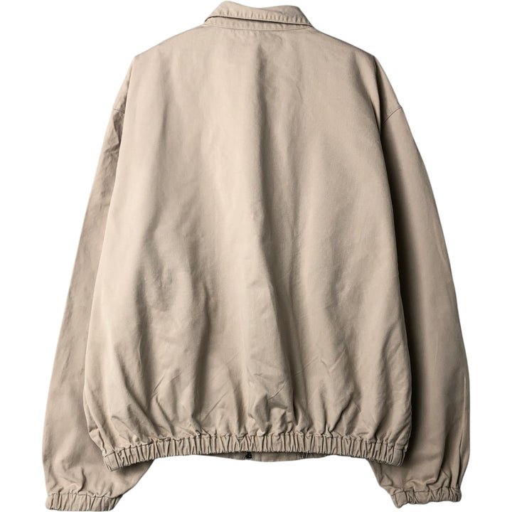90'S Ralph Lauren POLO by Ralph Lauren Swing Top Sports Jacket Made in USA Men's L size cotton Beige type Vintage Second Hand