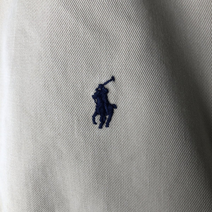 90'S Ralph Lauren POLO by Ralph Lauren Swing Top Sports Jacket Made in USA Men's L size cotton Beige type Vintage Second Hand